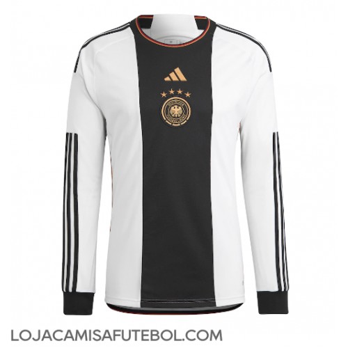 Camisa de Futebol Alemanha Equipamento Principal Mundo 2022 Manga Comprida